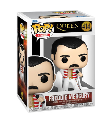 FREDDIE MERCURY WITH CAPE / QUEEN / FIGURINE FUNKO POP