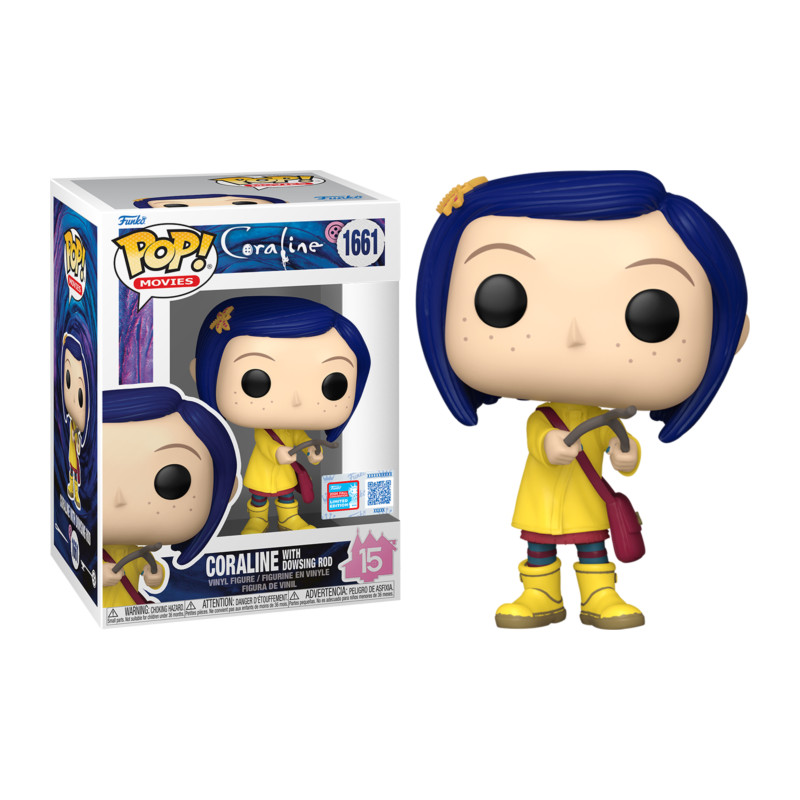 CORALINE WITH DOWSING ROD / CORALINE / FIGURINE FUNKO POP / EXCLUSIVE NYCC 2024