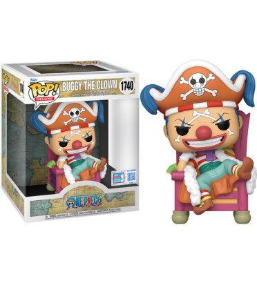 BUGGY THE CLOWN ON THRONE / ONE PIECE / FIGURINE FUNKO POP / EXCLUSIVE NYCC 2024