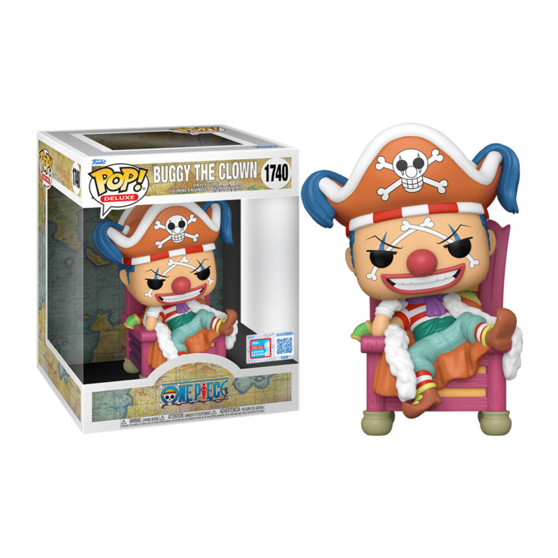 BUGGY THE CLOWN ON THRONE / ONE PIECE / FIGURINE FUNKO POP / EXCLUSIVE NYCC 2024