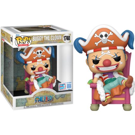 BUGGY THE CLOWN ON THRONE / ONE PIECE / FIGURINE FUNKO POP / EXCLUSIVE NYCC 2024