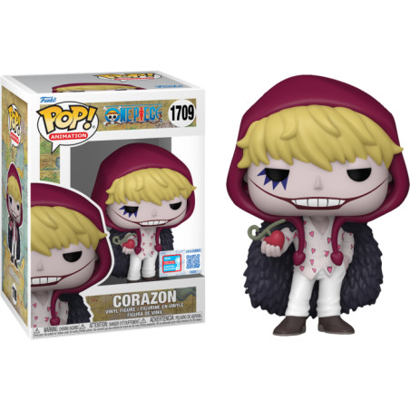 CORAZON WITH DEVIL FRUIT / ONE PIECE / FIGURINE FUNKO POP / EXCLUSIVE NYCC 2024