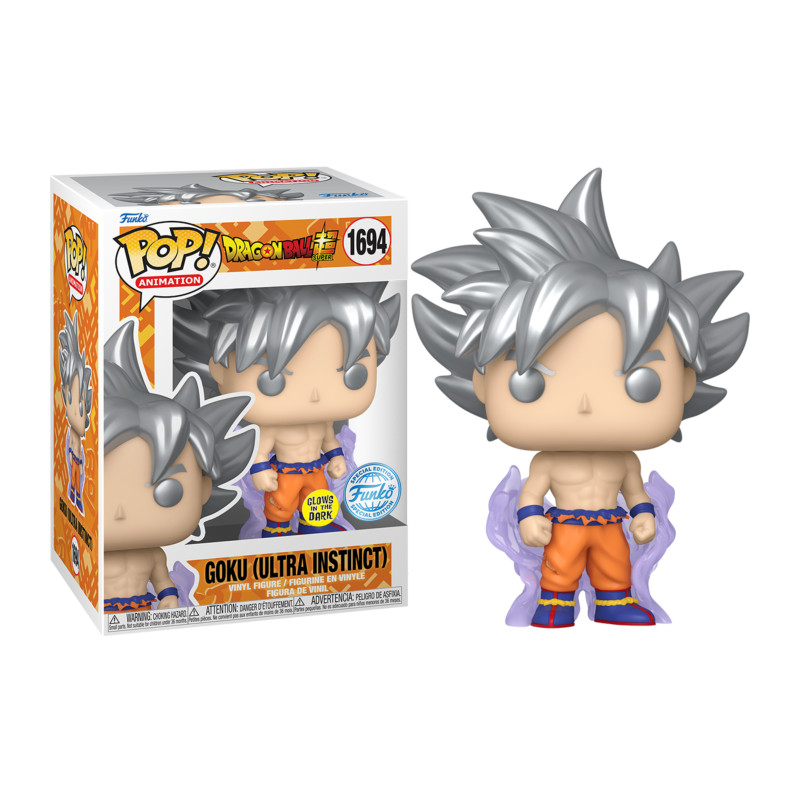 GOKU ULTRA INSTINCT / DRAGON BALL Z / FIGURINE FUNKO POP / EXCLUSIVE SPECIAL EDITION / GITD