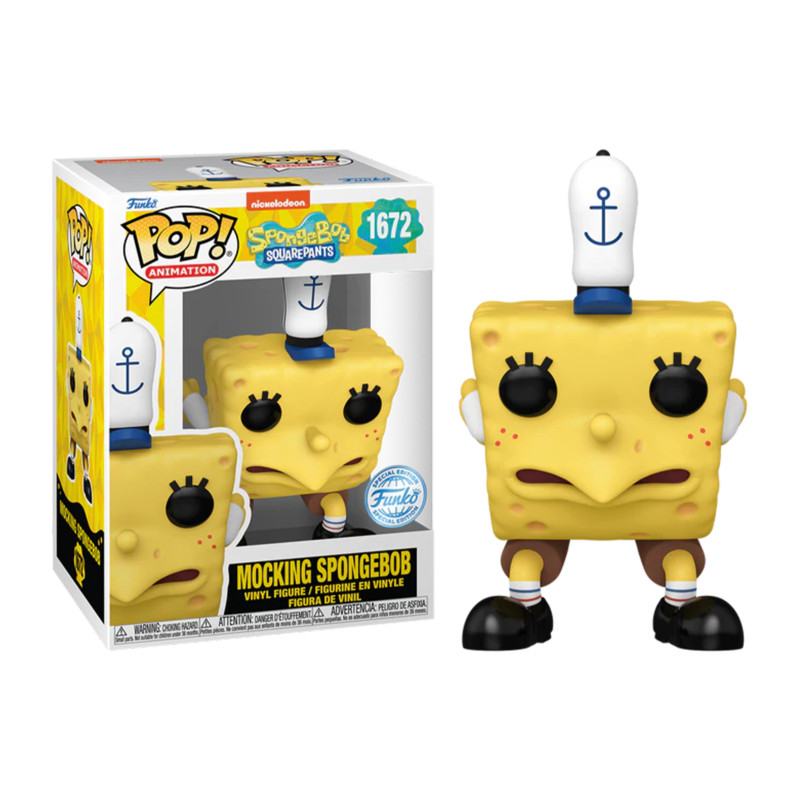 MOCKING SPONGEBOB / BOB LEPONGE / FIGURINE FUNKO POP / EXCLUSIVE SPECIAL EDITION