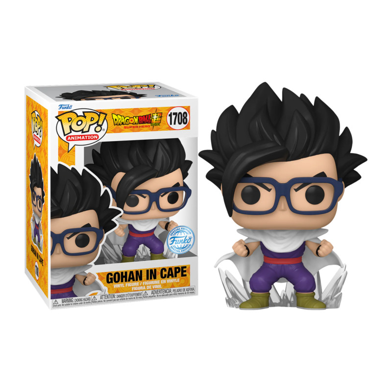 GOHAN IN CAPE / DRAGON BALL SUPER / FIGURINE FUNKO POP / EXCLUSIVE SPECIAL EDITION