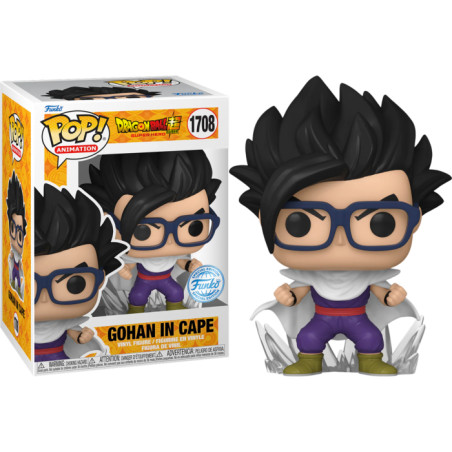 GOHAN IN CAPE / DRAGON BALL SUPER / FIGURINE FUNKO POP / EXCLUSIVE SPECIAL EDITION