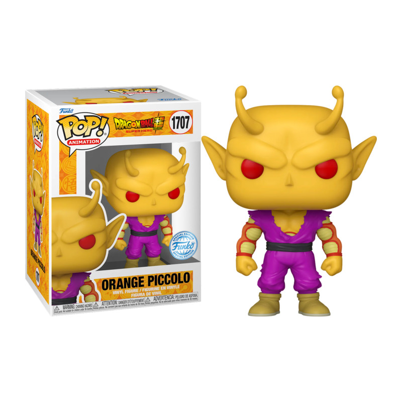 ORANGE PICCOLO / DRAGON BALL SUPER HERO / FIGURINE FUNKO POP / EXCLUSIVE SPECIAL EDITION