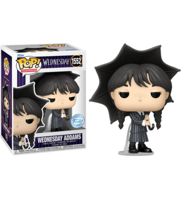 WEDNESDAY ADDAMS AVEC PARAPLUIE / MERCREDI / FIGURINE FUNKO POP / EXCLUSIVE SPECIAL EDITION