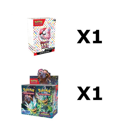 BUNDLE DISPLAY EV06 + 1 LOT DE 6 BOOSTERS 151 / CARTE POKEMON VF