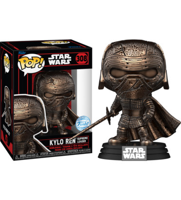 KYLO REN SUPREME LEADER METALLIC / STAR WARS DARKSIDE / FIGURINE FUNKO POP / EXCLUSIVE SPECIAL EDITION