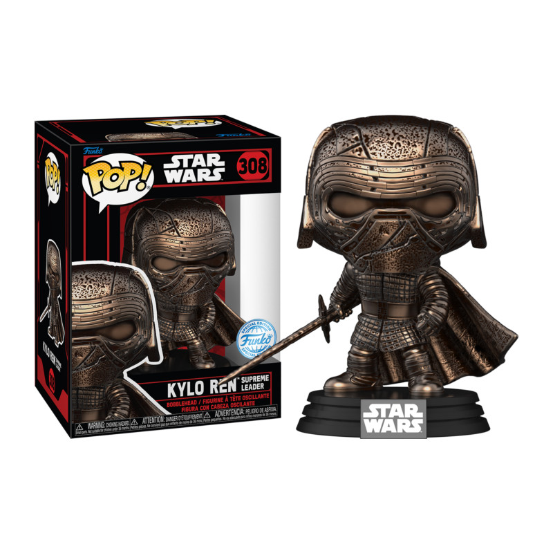 KYLO REN SUPREME LEADER METALLIC / STAR WARS DARKSIDE / FIGURINE FUNKO POP / EXCLUSIVE SPECIAL EDITION