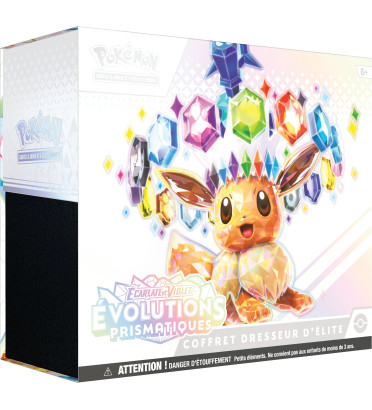 COFFRET DRESSEUR DELITE EVOLUTIONS PRISMATIQUES EV8.5 / CARTE POKEMON VF