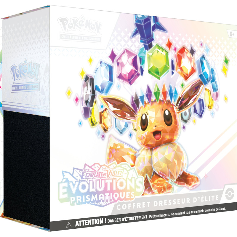 COFFRET DRESSEUR DELITE EVOLUTIONS PRISMATIQUES EV8.5 / CARTE POKEMON VF