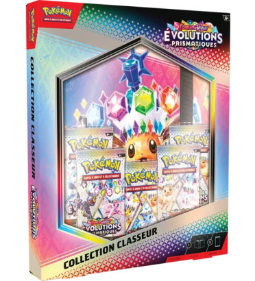 COLLECTION CLASSEUR EVOLUTIONS PRISMATIQUES EV8.5 / CARTE POKEMON VF