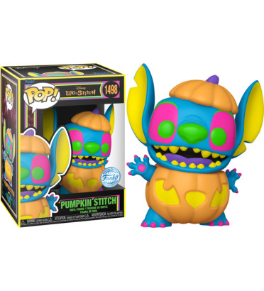 PUMPKIN STITCH BLACKLIGHT / LILO ET STITCH / FIGURINE FUNKO POP / EXCLUSIVE SPECIAL EDITION