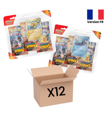 CASE DE 12 TRIPACKS EV08 ETINCELLES DEFERLANTES / CARTE POKEMON VF