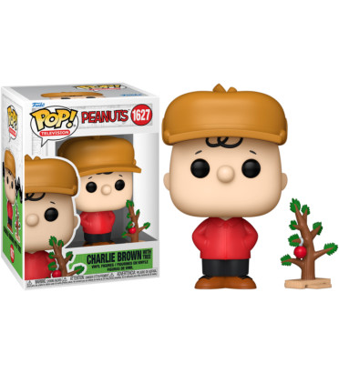 CHARLIE BROWN WITH TREE HOLIDAY / SNOOPY / FIGURINE FUNKO POP