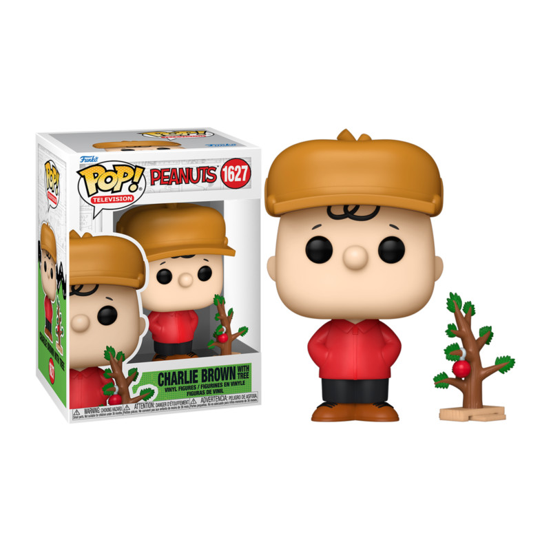 CHARLIE BROWN WITH TREE HOLIDAY / SNOOPY / FIGURINE FUNKO POP