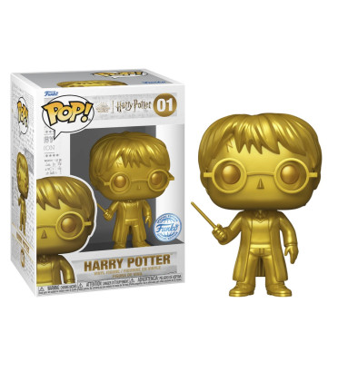 HARRY POTTER GOLD / HARRY POTTER / FIGURINE FUNKO POP / EXCLUSIVE SPECIAL EDITION