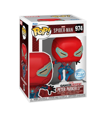 PETER PARKER VELOCITY SUIT / SPIDER-MAN / FIGURINE FUNKO POP / EXCLUSIVE SPECIAL EDITION