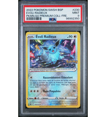 CARTE EVOLI RADIEUX POKEMON GO SWSH230 / PSA 9