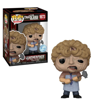 LEATHERFACE WITH HAMMER / MASSACRE A LA TRONCONNEUSE / FIGURINE FUNKO POP / EXCLUSIVE SPECIAL EDITION