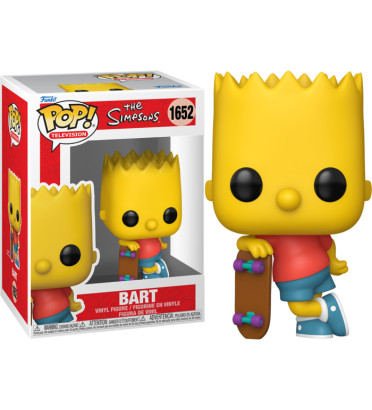 BART WITH SKATEBOARD / LES SIMPSONS / FIGURINE FUNKO POP