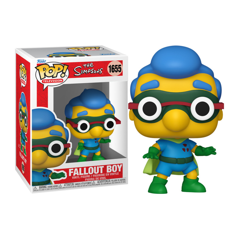 MILHOUSE AS FALLOUT BOY / LES SIMPSONS / FIGURINE FUNKO POP