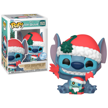 STITCH UNWRAPPING GIFT / LILO ET STITCH / FIGURINE FUNKO POP / EXCLUSIVE SPECIAL EDITION