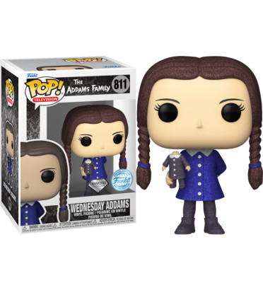 WEDNESDAY ADDAMS / LA FAMILLE ADDAMS / FIGURINE FUNKO POP / EXCLUSIVE SPECIAL EDITION / DIAMOND