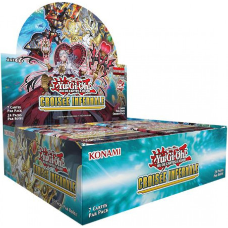 DISPLAY DE 24 BOOSTERS CROISEE INFERNALE / CARTE YU-GI-OH VF