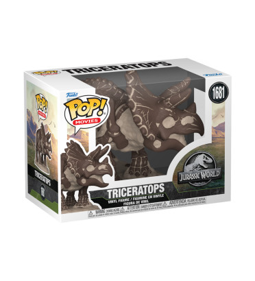 TRICERATOPS FOSSIL / JURASSIC PARK / FIGURINE FUNKO POP