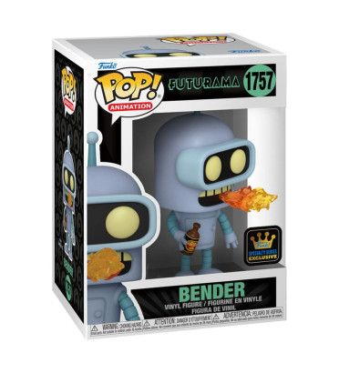 BENDER WITH FIRE / FUTURAMA / FIGURINE FUNKO POP