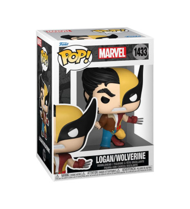 SPLIT LOGAN WOLVERINE / MARVEL / FIGURINE FUNKO POP