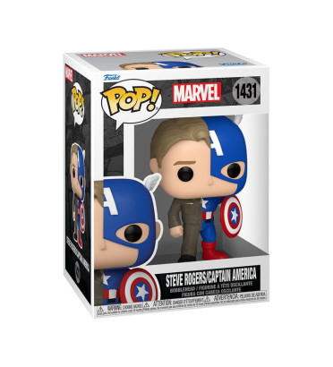 SPLIT STEVE ROGERS/CAPTAIN AMERICA / MARVEL / FIGURINE FUNKO POP