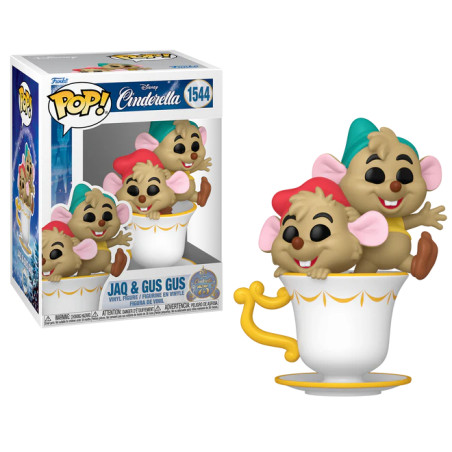 JAQ ET GUS GUS / CENDRILLON 75TH / FIGURINE FUNKO POP