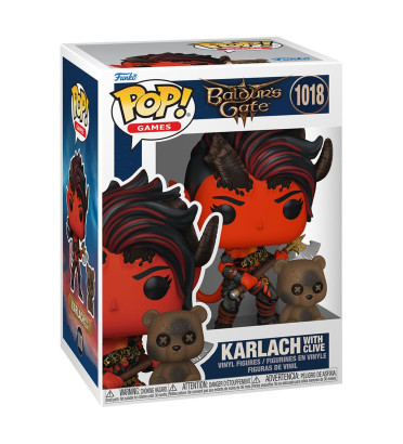 KARLACH WITH CLIVE / BALDURS GATE / FIGURINE FUNKO POP