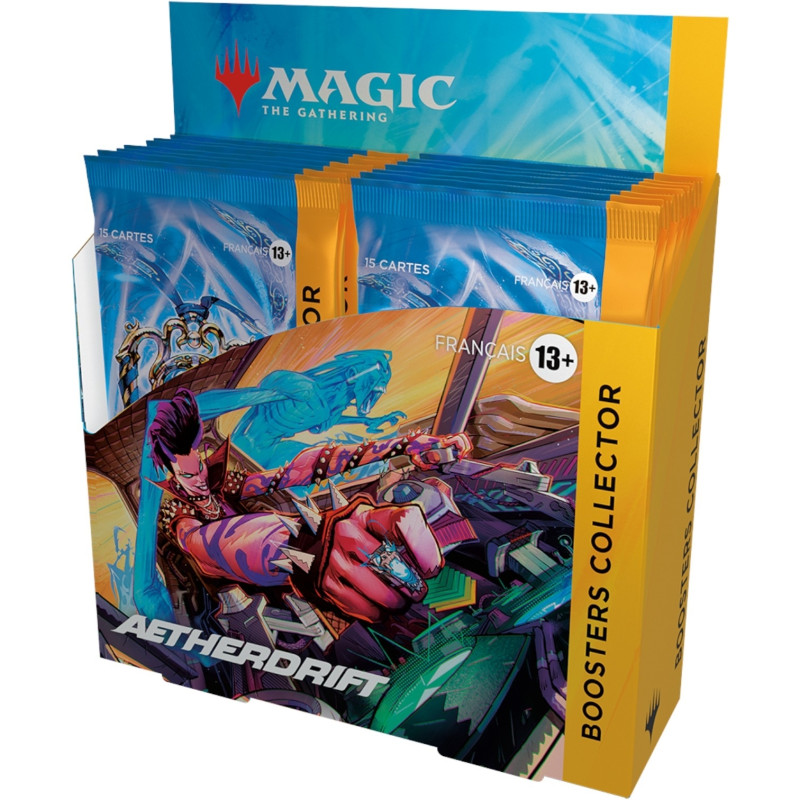 DISPLAY DE 12 BOOSTERS COLLECTOR AETHERDRIFT / CARTE MAGIC VF