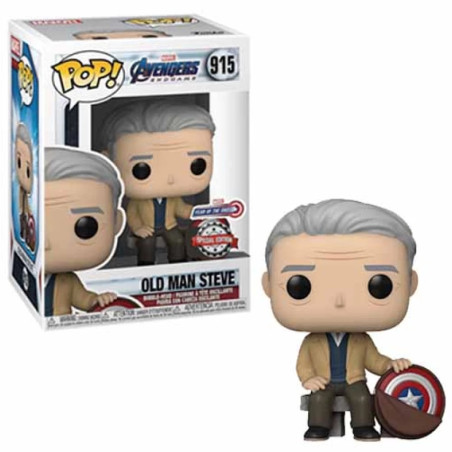 OLD MAN STEVE / AVENGERS ENDGAME / FIGURINE FUNKO POP / EXCLUSIVE SPECIAL EDITION