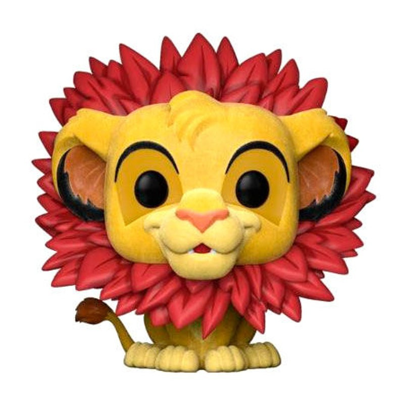 Figurine Simba / Le Roi Lion / Funko Pop Disney 302 / Flocked / Exclusive