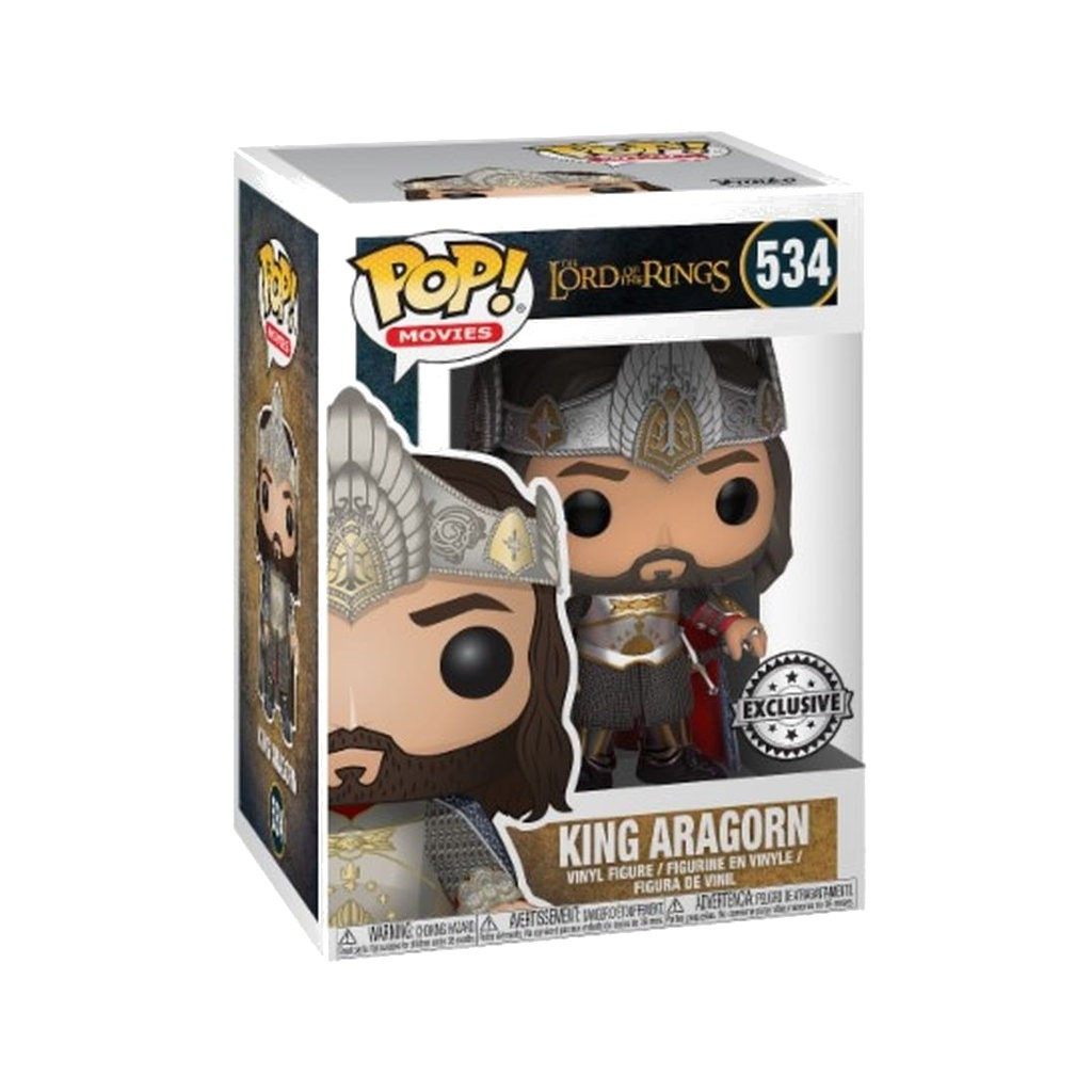 Figurine King Aragorn / Le Seigneur Des Anneaux / Funko Pop Movies