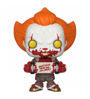 PENNYWISE AVEC SKATEBOARD / IT / FIGURINE FUNKO POP / EXCLUSIVE SPECIAL EDITION
