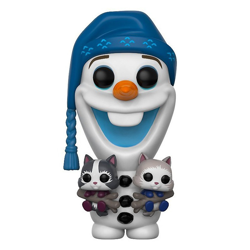 Figurine Olaf Avec Deux Chatons La Reine Des Neiges Funko Pop Disney 333