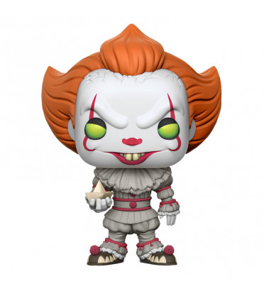 PENNYWISE WITH BOAT / IT / FIGURINE FUNKO POP
