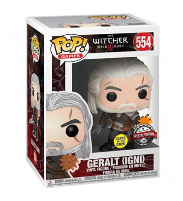 GERALT IGNI / THE WITCHER / FIGURINE FUNKO POP / EXCLUSIVE SPECIAL EDITION