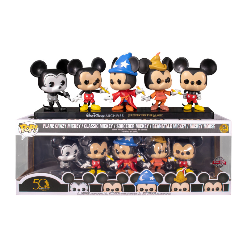 Pack de 3 Pins Disney - 90ans de Mickey
