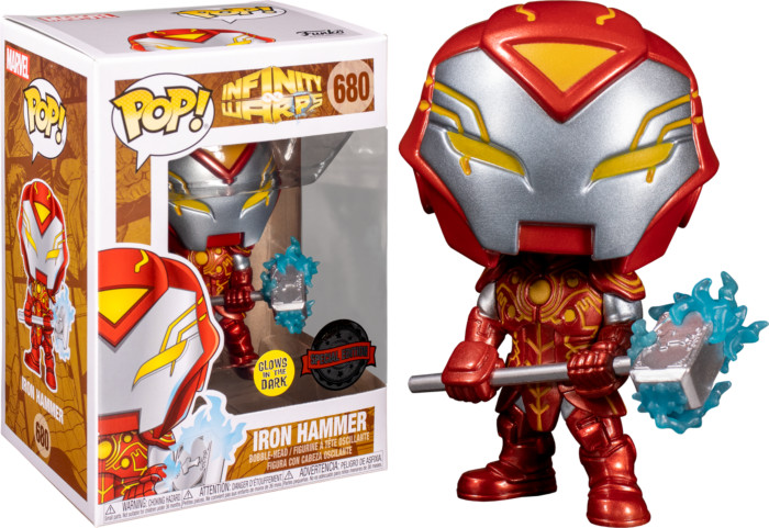 infinity warps iron hammer funko pop